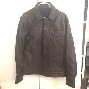 Men’s Levi Strauss & Co Leather Jacket (M)